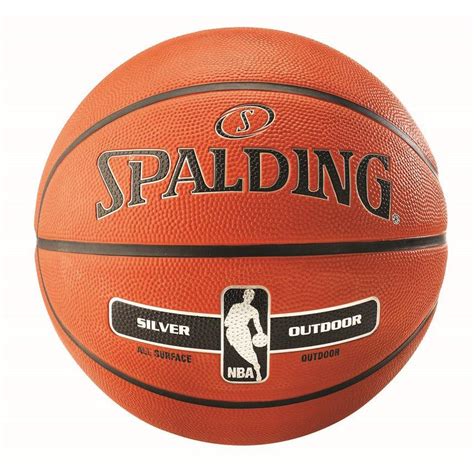Spalding Nba Silver Indooroutdoor Basketball Ball Red Goalinn