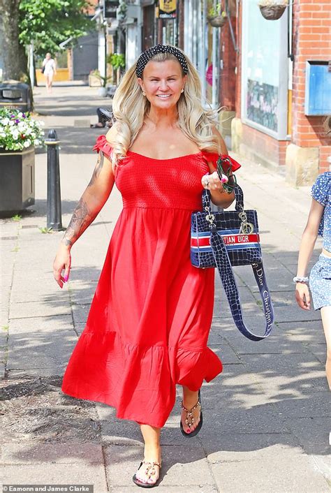 Kerry Katona Looks Radiant In A Red Summer Dress Before Hopping Into Her New £200k Lamborghini