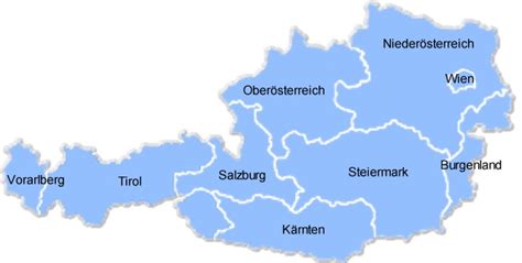 Ein land (umgangssprachlich bundesland) ist ein gliedstaat der bundesstaatlich organisierten republik österreich. Österreich Bundesländer
