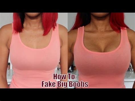 How To Make Your Boobs Look Big And Fake YouTube