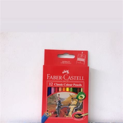 Jual Pensil Warna Faber Castel 12 Classic Colour Pencils Shopee