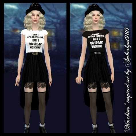 Skirt And Top Set At Amberlyn Designs Sims 4 Updates