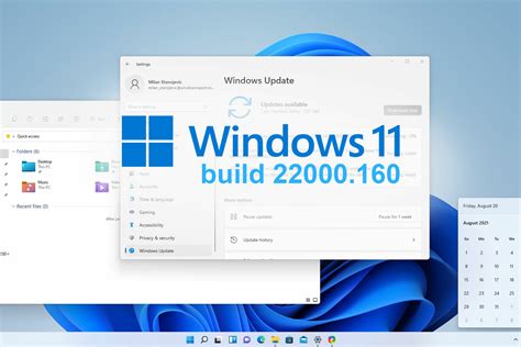 Windows 11 Build 22000160 New Clock App And First Iso Download
