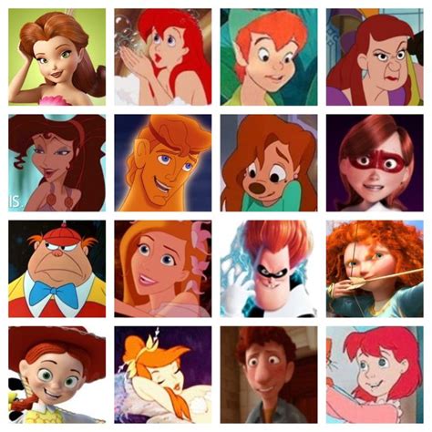 More Movie Gingers Walt Disney Pictures Disney Princess Characters