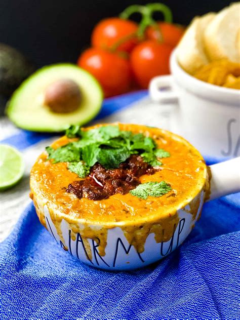 Vegan Queso Dip With Chorizo Choriqueso • Cooking On Caffeine