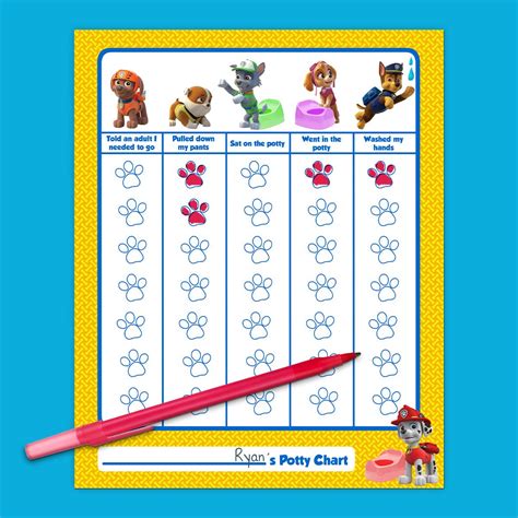 Check spelling or type a new query. PAW Patrol Potty Training Chart | Potty training chart ...