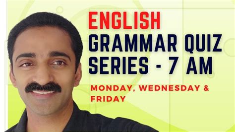 English Grammar Quiz Series Questions And Answers English Practice