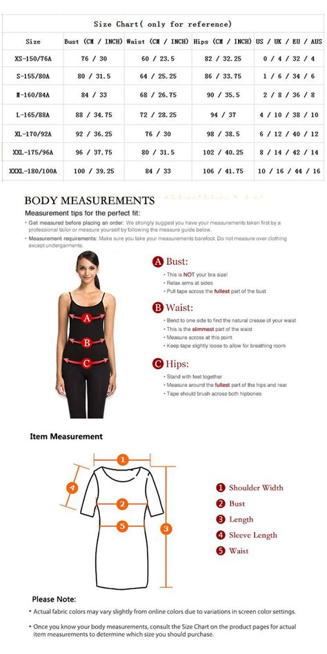 women dress | Size chart, Body size, Body measurements