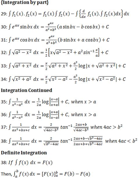 What dierential calculus, and, in general, analysis of the innite, might be can hardly be explained to those innocent of any knowledge. Calculus formulas | Differential and Integral Calculus formula