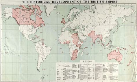 Territories Of The British Empire A I The British Empire