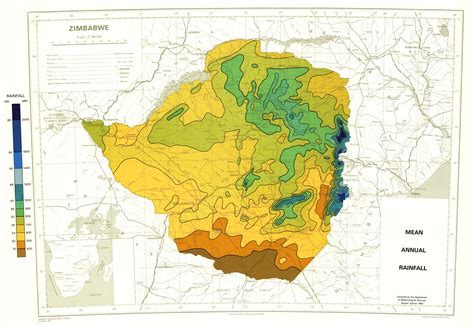 Zimbabwe Mean Annual Rainfall Esdac European Commission