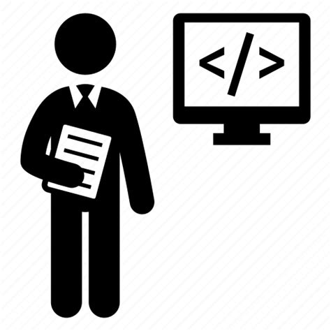 Student Developer Software Engineer Coding Icon Download On