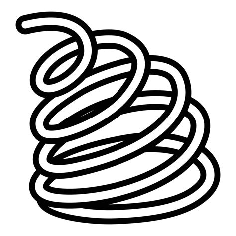 Twist Coil Icon Outline Style 14253662 Vector Art At Vecteezy