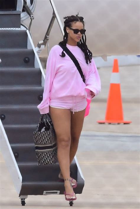 Rihanna At Airport In Barbados 08 19 2018 Hawtcelebs