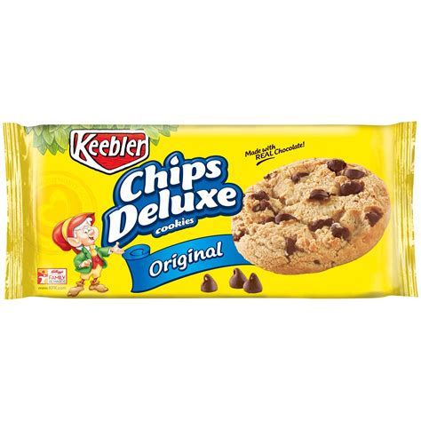 Keebler Chips Deluxe Original Cookies 126 Oz Tray