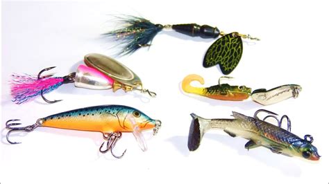 Best 5 Lures For Fishing Trout In Lakes River Creeks Youtube
