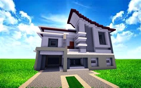 Minecraft Small Modern House Blueprints Minecraft Modern House Blueprints