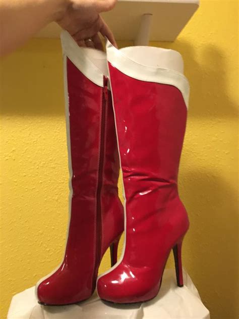 Halloween Costume Classic Wonder Woman Boots 7 For Sale