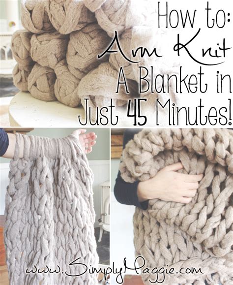 8 Diy Chunky Knit Blanket Tutorials The Cottage Market