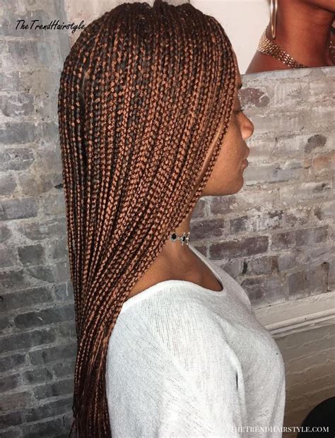 Layered Micro Box Braids 40 Ideas Of Micro Braids Invisible Braids And Micro Twists The