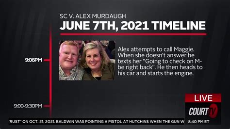 June 7 2021 Murdaugh Timeline Based On Evidence Court Tv Video