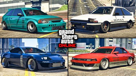 Best Jdmjapanese Cars In Gta 5 Online Youtube