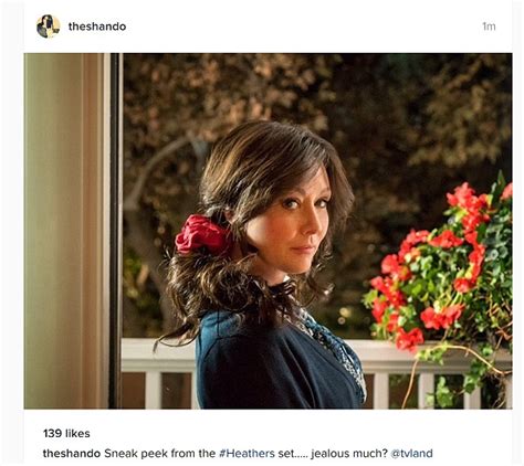 Shannen doherty joins tv land's 'heathers' reboot. Shannen Doherty shares first photo on the set of Heathers ...