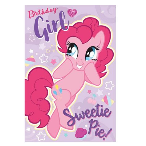My Little Pony Birthday Girl Card Sweetie Pie Ebay