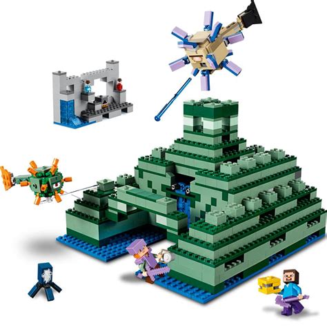 Lego Minecraft The Ocean Monument 21136 Building Kit 1122 Piece