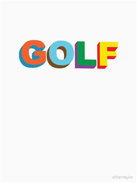 Tyler The Creator Golf Classic T Shirt By Ethantaylor Tyler The