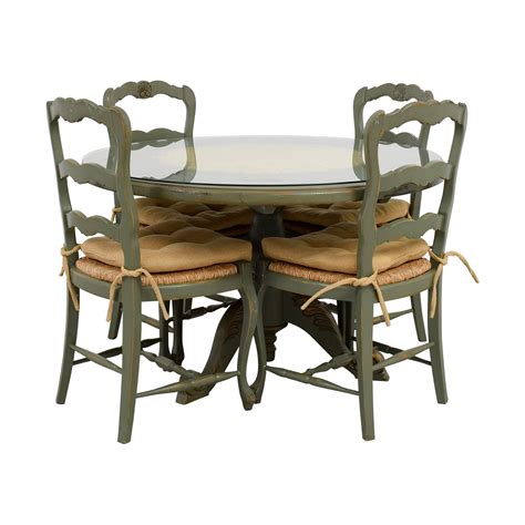 As a bed stand in the guest room. 88% OFF - Hand Painted Country Style Kitchen Table and ...