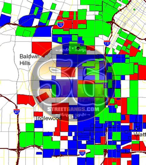Gang Territory Map Data For Los Angeles County Streetgangscom