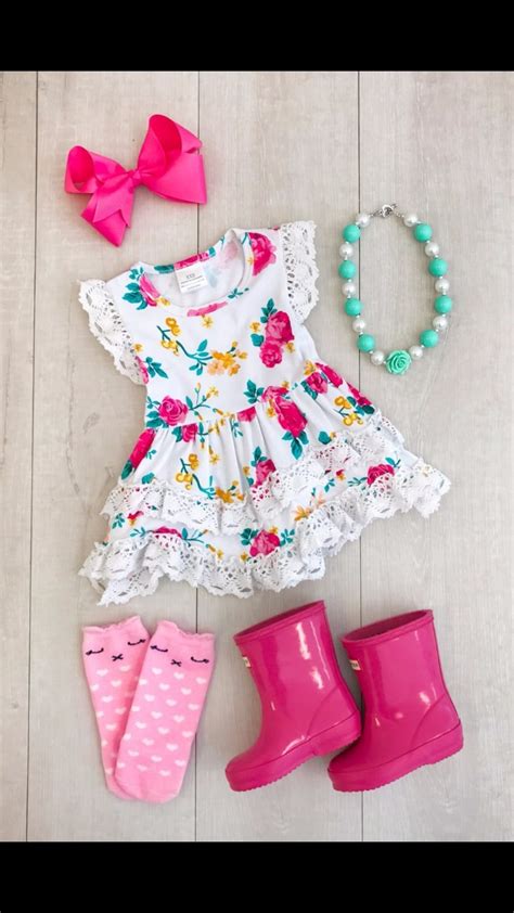 Summer Cotton Design Baby Girls Kids Boutique Clothes Dress Sets Stiped