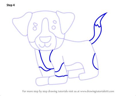 How To Draw A Bernese Mountain Dog For Kids Animals For Kids Step By