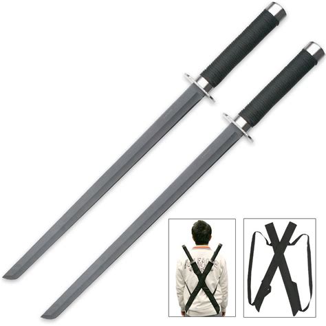 Double Strike Ninja Twin Sword Set With