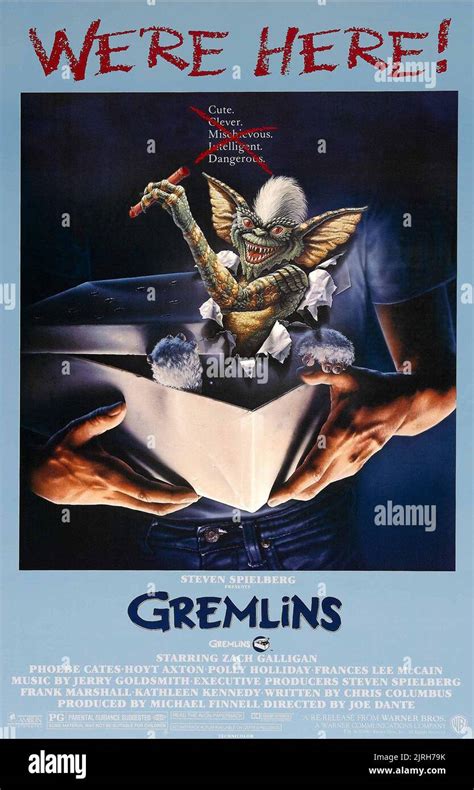 Movie Poster Gremlins 1984 Stock Photo Alamy