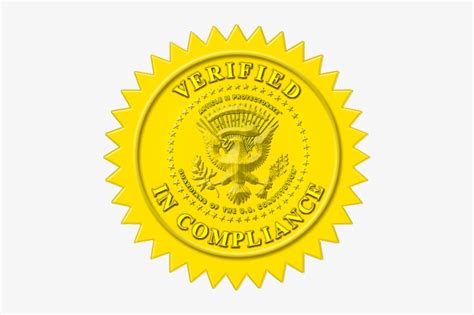 Certificate Gold Seal Png Birth Certificate Seal Of Approval
