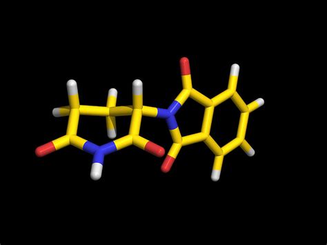 Thalidomide Drug Molecule Photograph By Dr Tim Evans Pixels