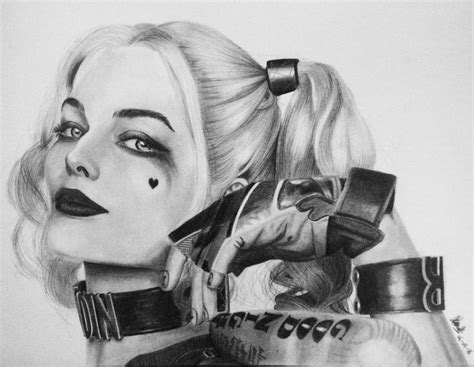 Harley Quinn Pin Up Drawing