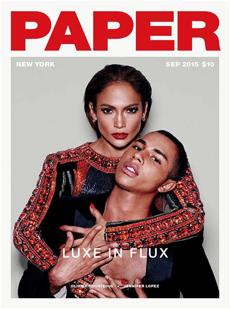 Jennifer Lopez For Paper Magazine Tom And Lorenzo Fabulous