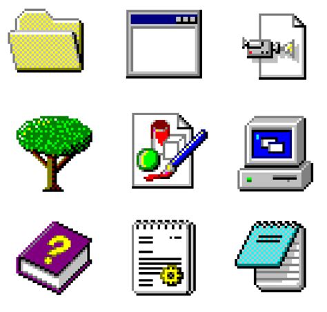 Windows 95 Icons Png Windows 95 Icons Png Transparent Free For
