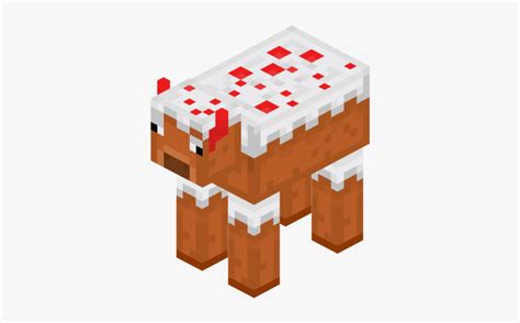 Cake Cow Minecraft Papercraft Hd Png Download Kindpng