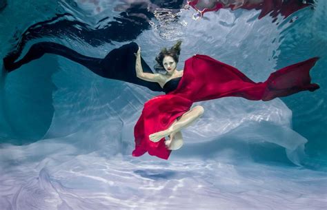 Mermaid Underwater Portrait Underwater Photoshoot Underwater