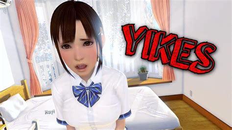 This Anime Girl Virtual Reality Game Freaked Me Out Youtube
