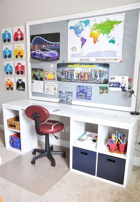 20 Cool Kids Art Desk With Storage Home Decoration Style And Art Ideas