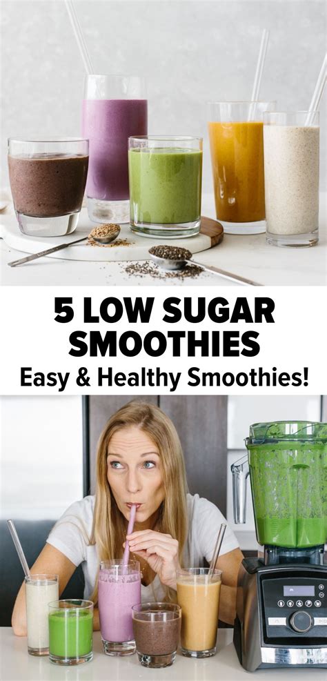Healthy Low Sugar Smoothies 17 Healthy Recipes Smoothies Sugar Ideas