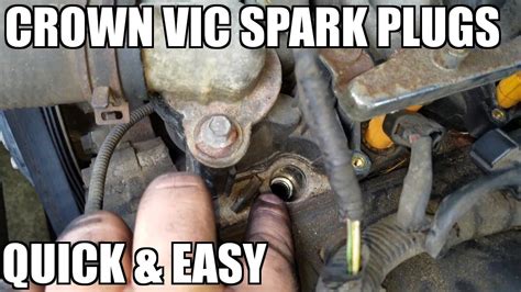 How To Replace Spark Plugs On A Ford Crown Victoria 46l 1998 2012