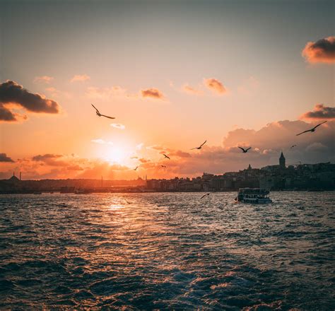 ITAP of a sunset over the Bosphorus, Istanbul : itookapicture