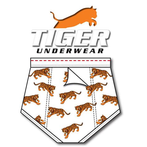 Boys Tiger Print Double Seat Brief Tiger Underwear