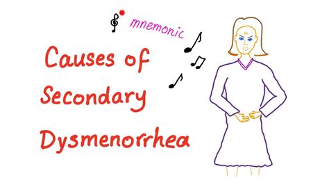Secondary Dysmenorrhea Musical Mnemonic Youtube